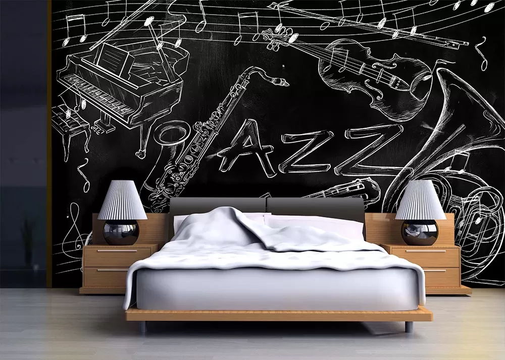 Müzik Enstrümanları Jazz Duvar Kağıdı