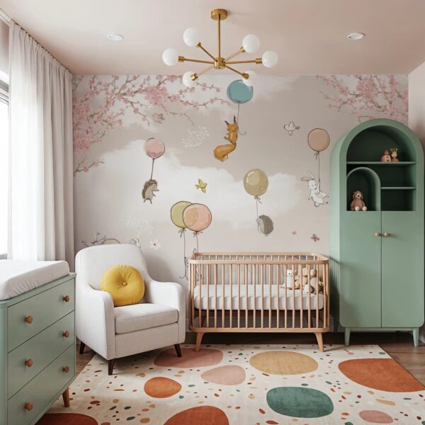 Balon Uçuşu Sahnesi Duvar Kağıdı (4)