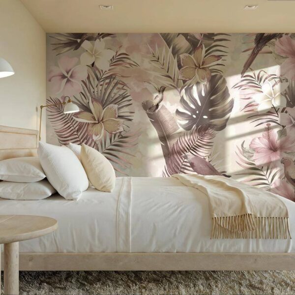 Egzotik Hava Monstera Duvar Kağıdı