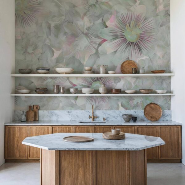 Gülümseyen Çiçekler Duvar Kağıdı