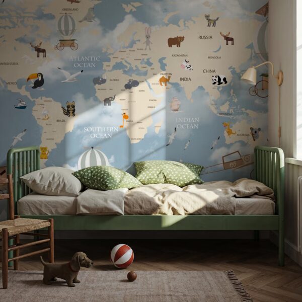 Macera Dünyası Haritası Duvar Kağıdı (2)