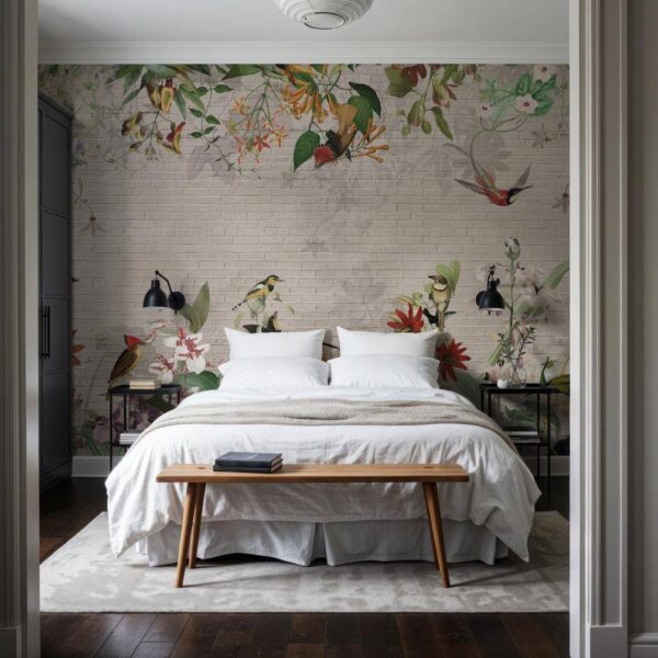 Orkide Zambak Tropikal Duvar Kağıdı