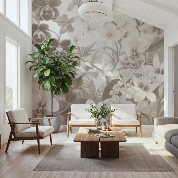 Orkidelerin Ve Zambakların Narinliği Duvar Kağıdı