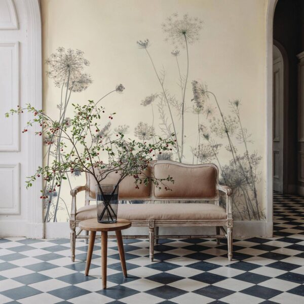 Ruh Hali Narin Kır Çiçekleri Duvar Kağıdı