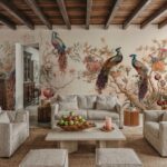 Saray Bahçesi Nar ve Sülün Duvar Kağıdı