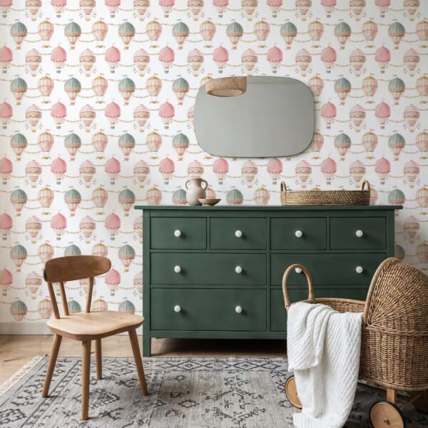 Sevimli Sıcak Hava Balonları Duvar Kağıdı (2)