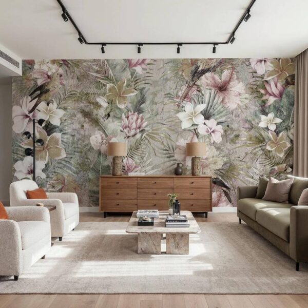 Tropikal Ortam Papağanlar Duvar Kağıdı