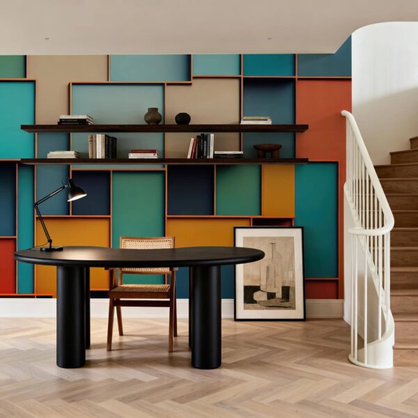 Yığın Kare Dikdörtgen Duvar Kağıdı