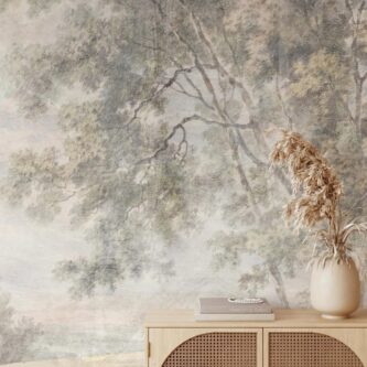 Zamansız Toprak Eskitilmiş Antik Manzara Duvar Kağıdı