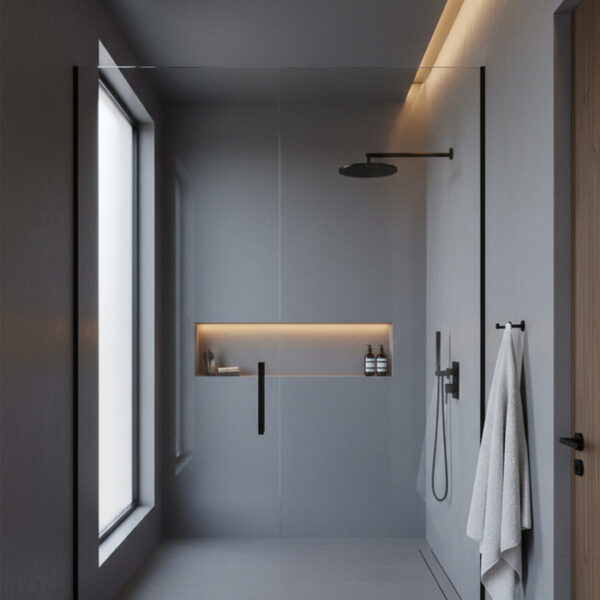 Bambu Cizgili Kabartmali Bej Banyo Mutfak Duvar Kagidi Resim 15193Jpg