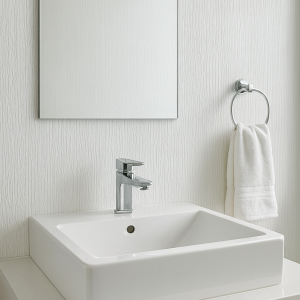 Bambu Cizgili Kabartmali Beyaz Banyo Mutfak Duvar Kagidi 15192 1Png