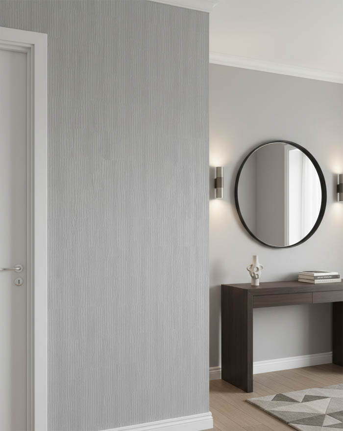 Bambu Cizgili Kabartmali Gri Banyo Mutfak Duvar Kagidi Resim3 15191Jpg