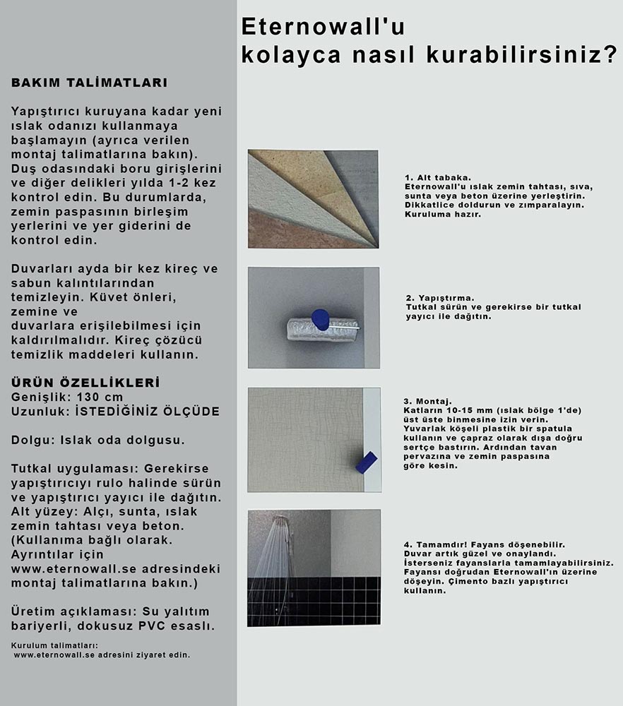 Bej Yikanabilir Banyo Mutfak Duvar Kagidi Numune 15275 5Jpg