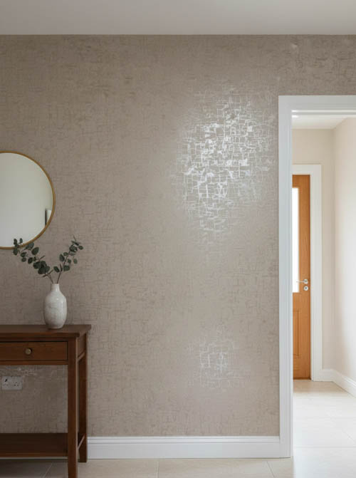 Cizgili Parlak Desenli Kahverengi Banyo Mutfak Duvar Kagidi Resim3 15196Jpg