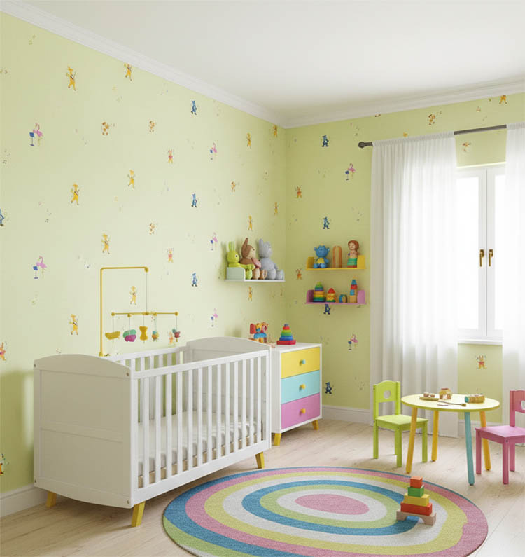Cocuk Odasi Muzikal 16 M2 Duvar Kagidi 1022 1 Resim 1480Jpg