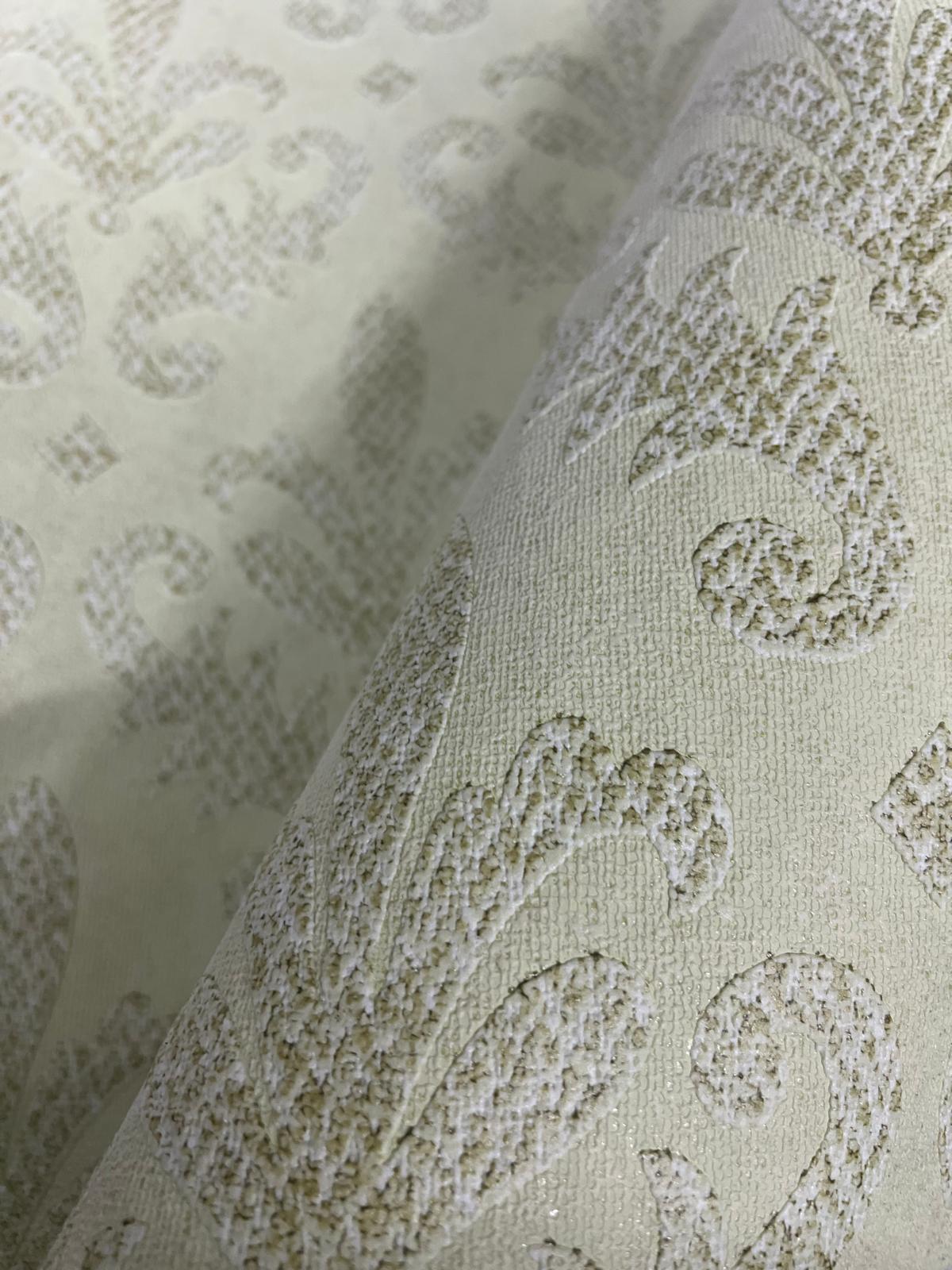 Dokulu Damask Desen Yesil Duvar Kagidi 670325 6697 2Jpg