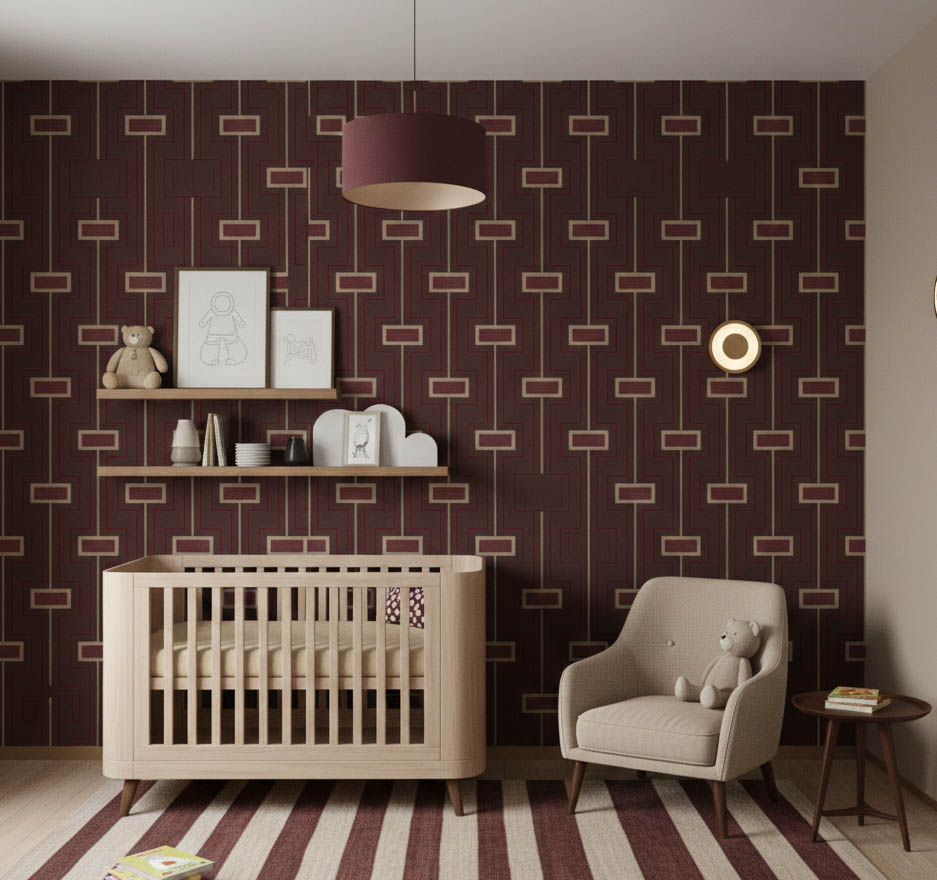 Geometrik Kare Desen Ucuz Duvar Kagidi 758009 Resim4 1358Jpg