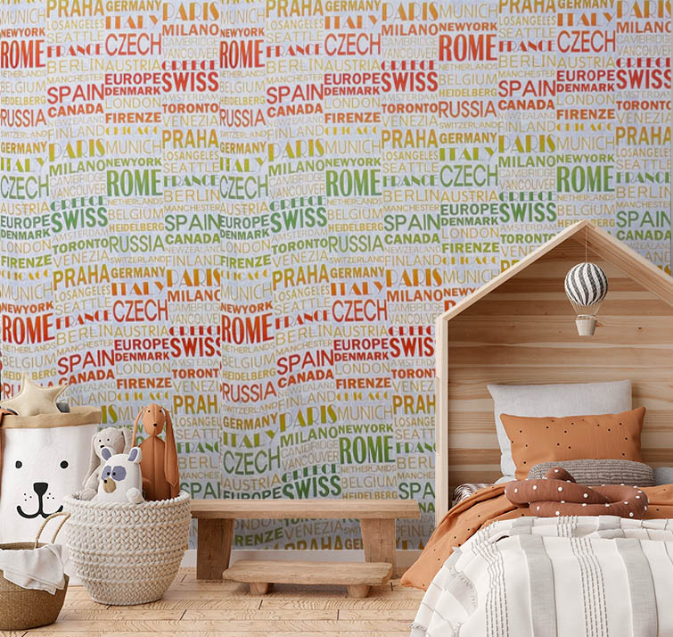 Ingilizce Ulkeler Renkli 16 M2 Duvar Kagidi 81681 1516 4Jpg