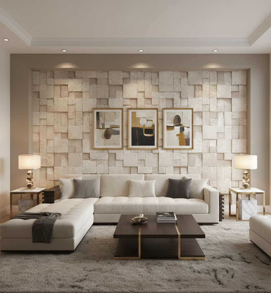 Kare Tas Desen Krem 16 M2 Duvar Kagidi 6755 2 Resim2 1512Png