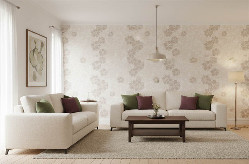 Krem Cicekli 16 M2 Duvar Kagidi 771031 Resim4 1486Jpg