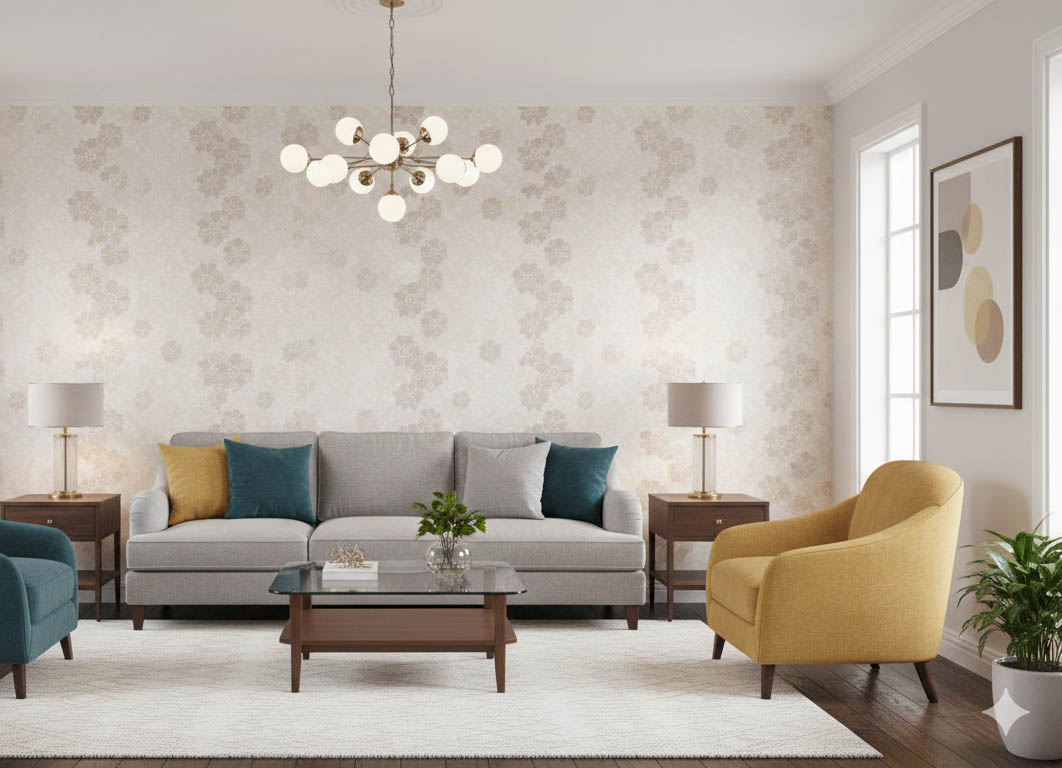 Krem Cicekli 16 M2 Duvar Kagidi 771031 Resim5 1486Jpg
