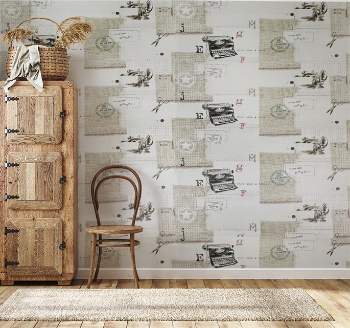 Home Interior Background Cozy Room In Farmhouse Style 3D Rende