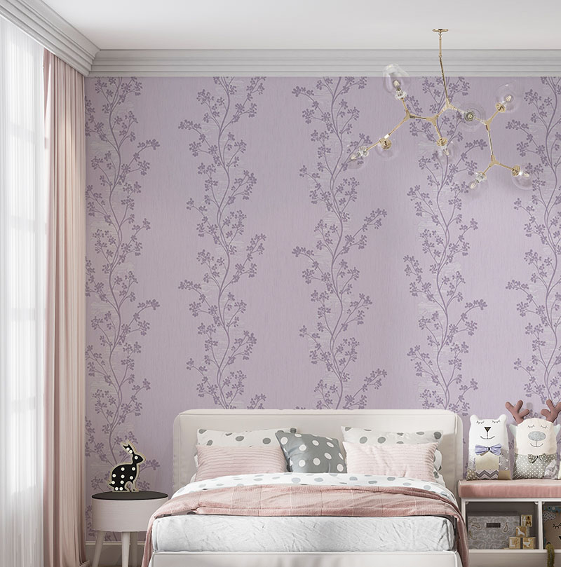 Lila Cicek Desen 16 M2 Duvar Kagidi 771023 1456 3Jpg