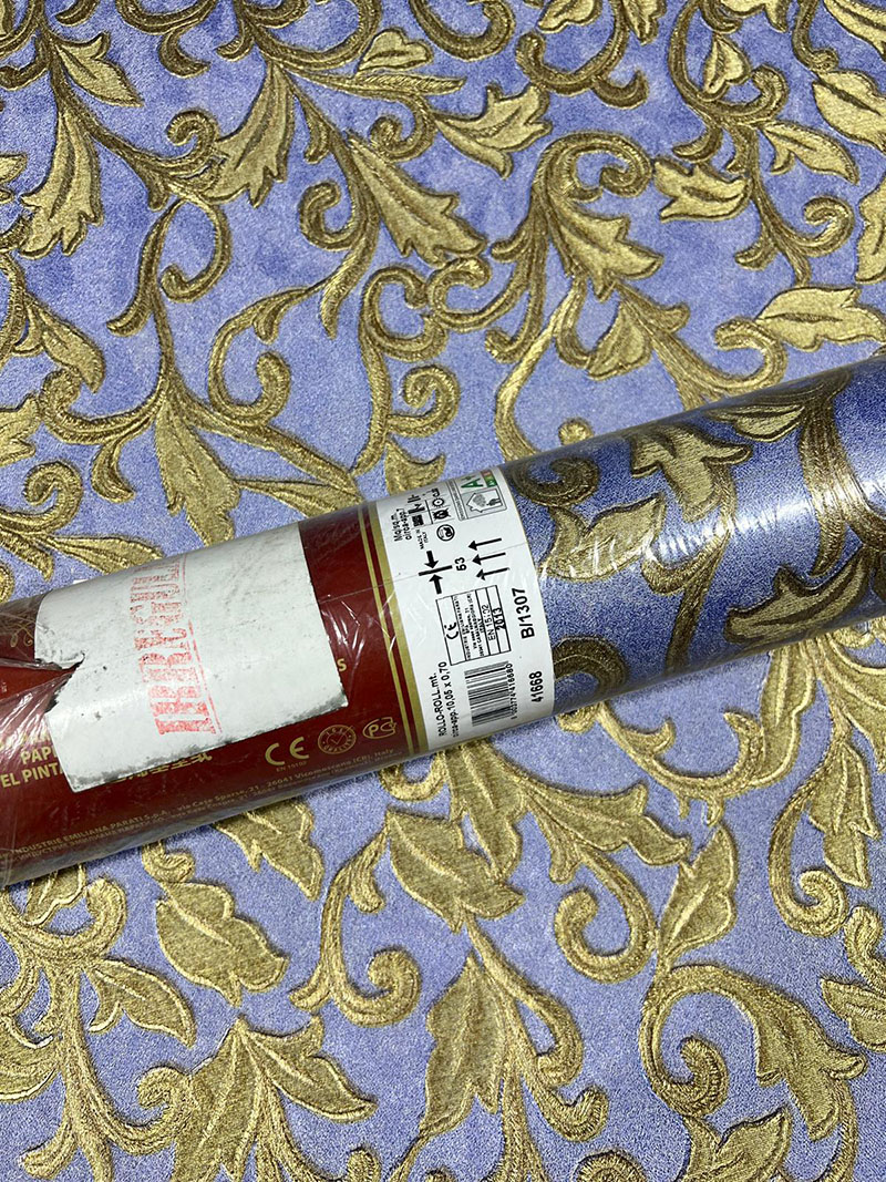 Mavi Gold Damks Desen Italyan Duvar Kagidi 41668 15211 2Jpg