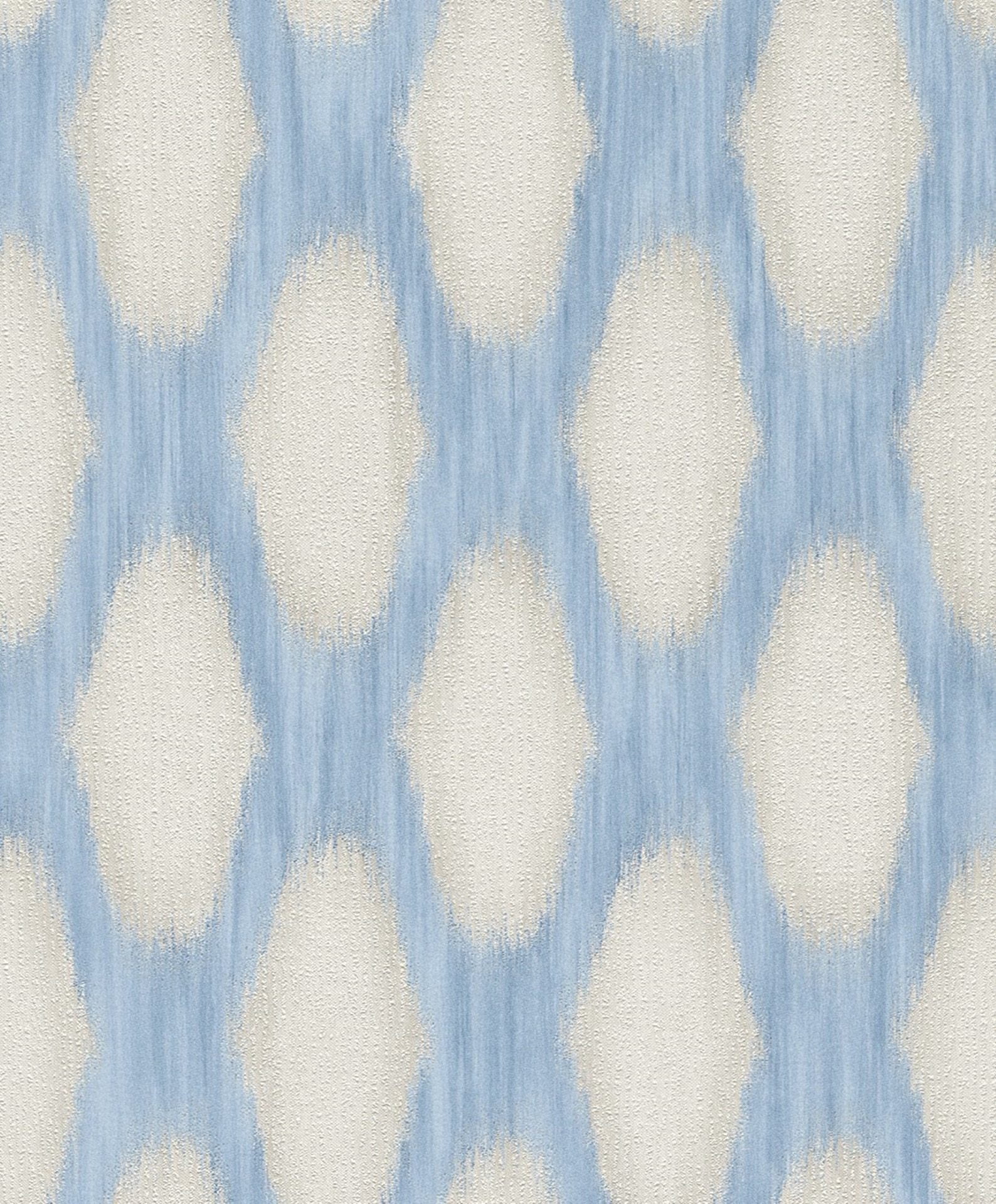 Mavi Krem Desenli Dokulu Duvar Kagidi 53415 Resim6 12569Jpg