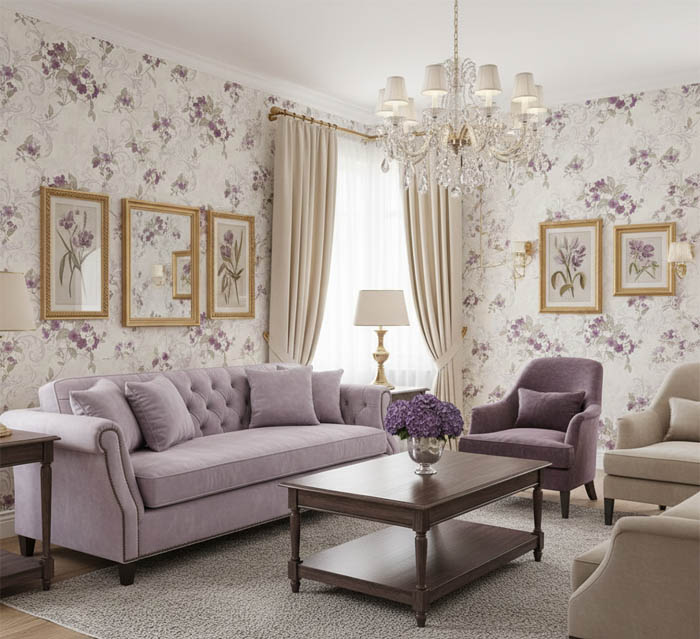 Mor Cicekli 16 M2 Duvar Kagidi 771093 Resim4 1483Jpg