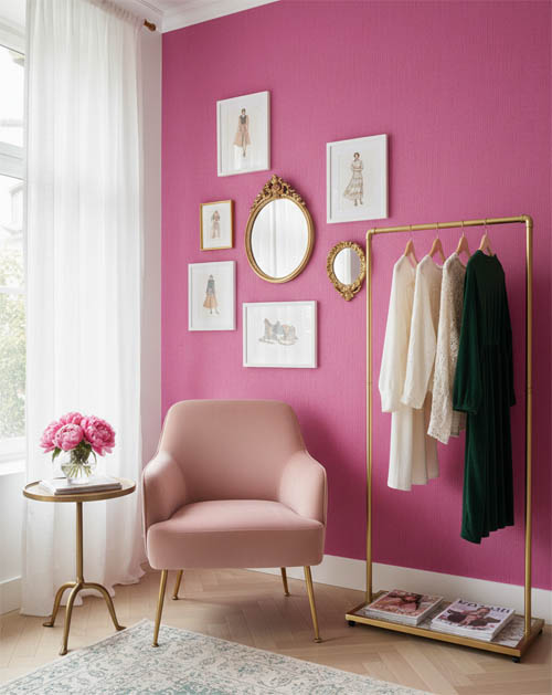 Pembe Dokulu Ucuz Duvar Kagidi 54232 Resim4 1366Jpg