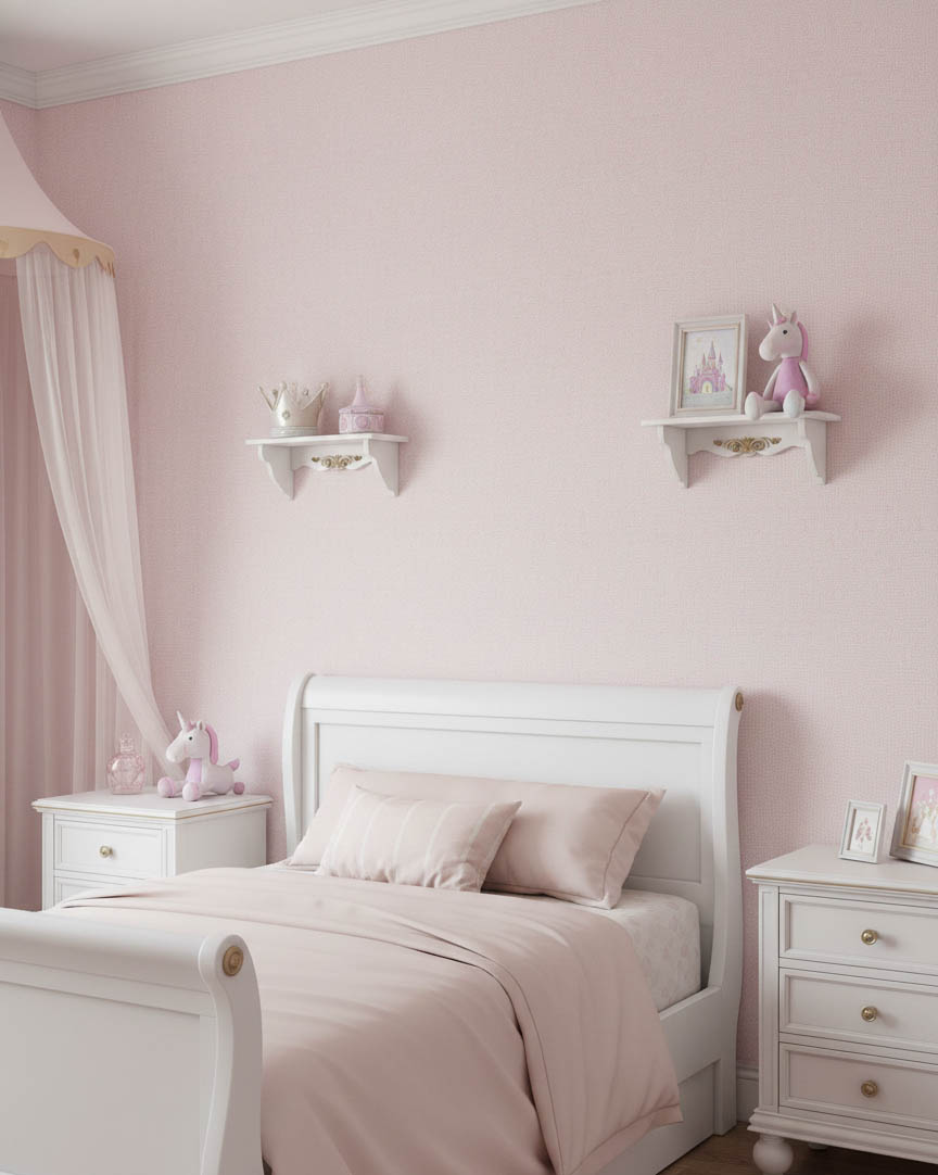 Pembe Nokta Desen Dokulu 16 M2 Duvar Kagidi 55192 Resim2 1471Jpg