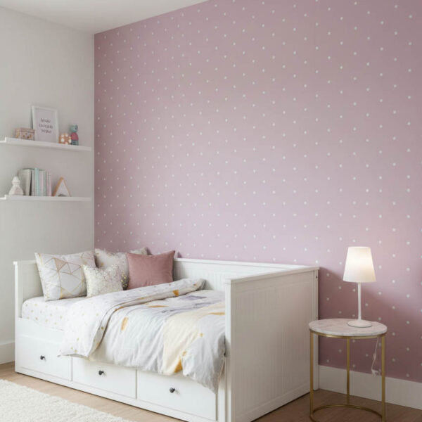 Pembe Puantiyeli 16 M2 Duvar Kagidi 1019 2 Resim 1487Jpg