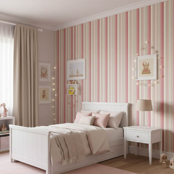 Pembe Tonlarda Cizgili Duvar Kagidi 111015 Resim 6805Jpg