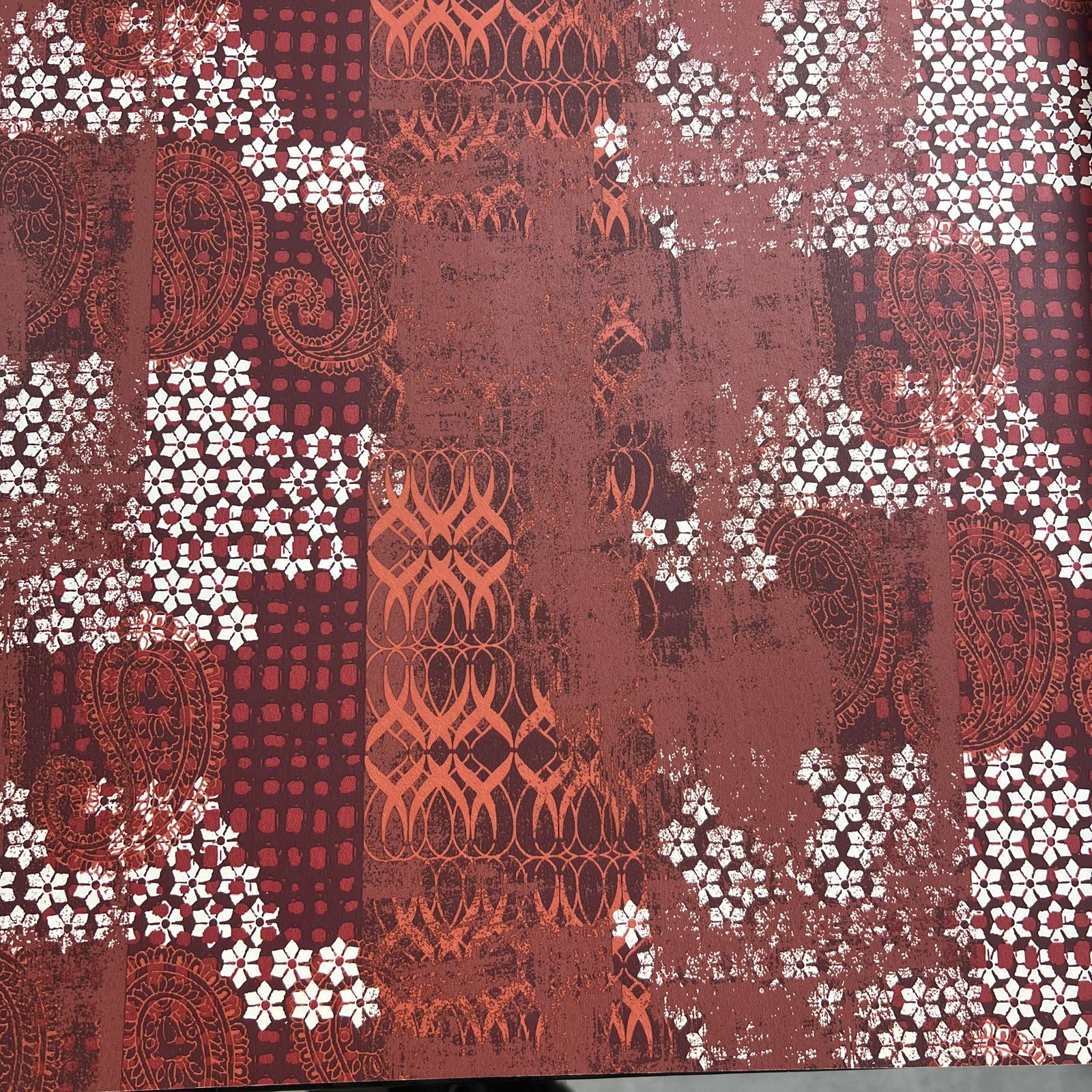 Siyah Kirmizi Bordo Desenli Duvar Kagidi 112019 Resim6 12725Jpg