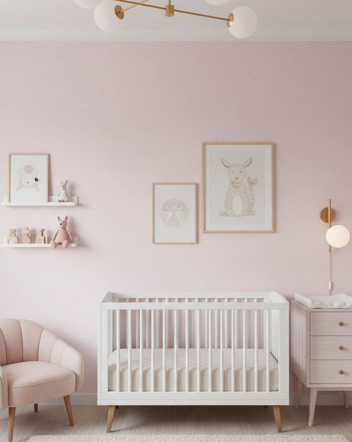Soft Pembe Dikey Cizgili 16 M2 Duvar Kagidi 55235 Resim 1465Jpg