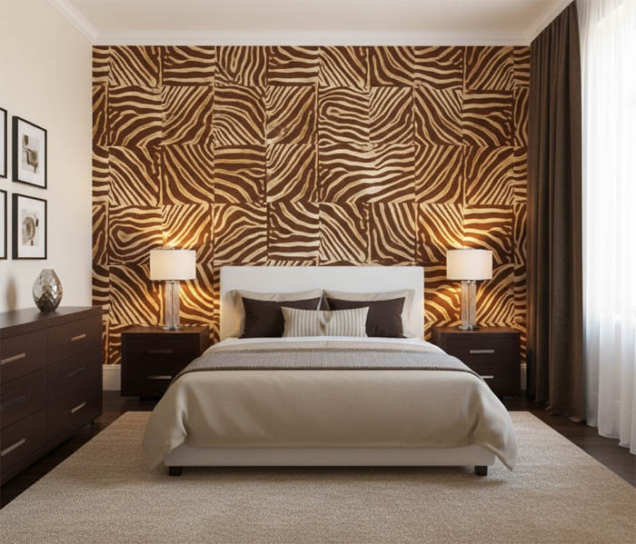 Zebra Desen Duvar Kagidi 53244 Resim 12564Jpg