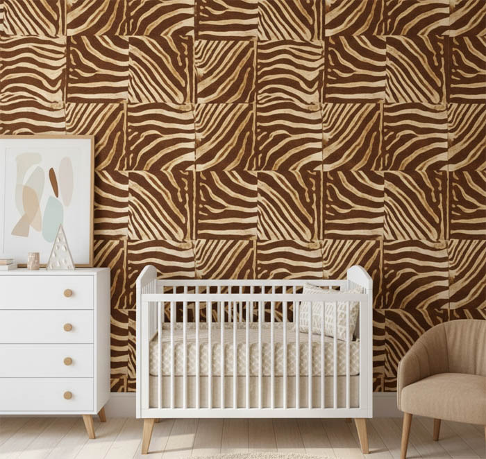 Zebra Desen Duvar Kagidi 53244 Resim6 12564Jpg